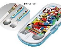 エグゼイドのトリオセット（箸入れ、スプーン入れ、フォーク入れ）
