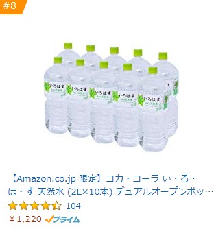 【Amazon.co.jp 限定】コカ・コーラ い・ろ・は・す 天然水 (2L×10本) デュアルオープンボックスタイプ