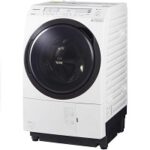 パナソニック ななめドラム洗濯乾燥機 11kg 左開き 液体洗剤・柔軟剤 自動投入 クリスタルホワイト NA-VX800BL-W