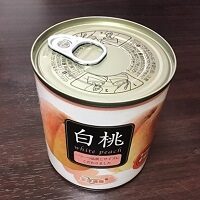 キャン★ドゥの白桃缶