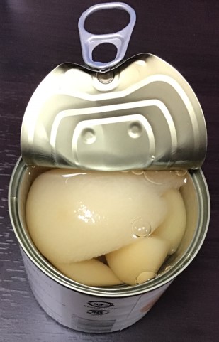 キャン★ドゥの白桃缶オープン