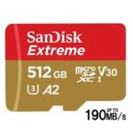 SanDisk microSDXCカード512GBは5000円台