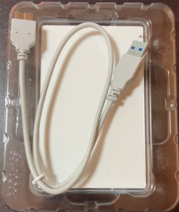 バッファロー BUFFALO HD-PCG2.0U3-GWA ホワイト