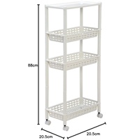 和泉化成のロングラックT4段でキャスター付